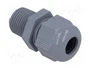 HELU Sello aislante NPT3/8 IP68 Gris oscuro