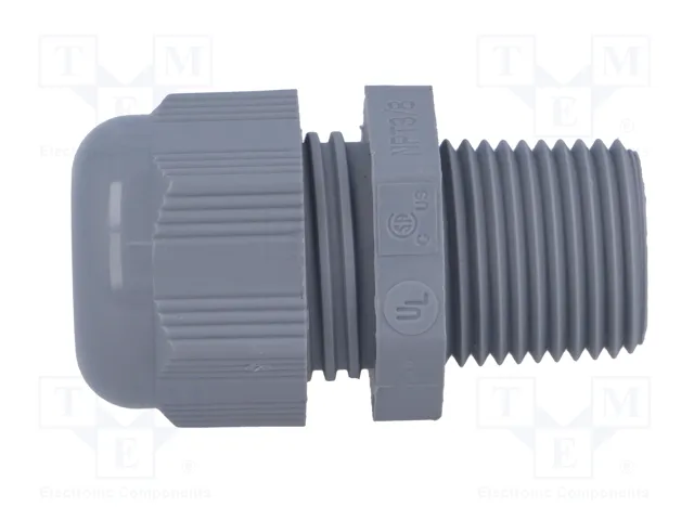HELU Sello aislante NPT3/8 IP68 Gris oscuro