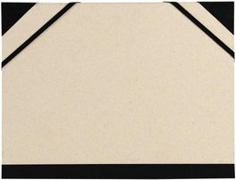 CANSON - GUARRO Carpeta de dibujo de cartón con gomas Gris 26x33 cm