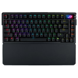 ASUS ROG Azoth Extreme Teclado Gaming Mecánico Inalámbrico Triple Conectividad USB/RF/Bluetooth 5.1 Formato 75% QWERTY Inglés Negro