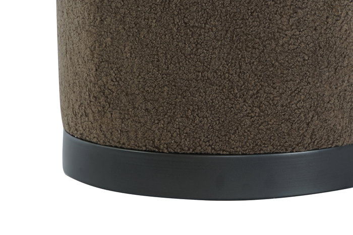 DKD Home Decor Reposapiés Borreguito Marrón y Negro DKD Home Decor Reposapiés Borreguito Marrón y Negro