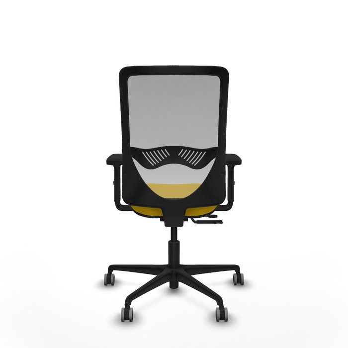 PIQUERAS Y CRESPO Silla de oficina Zulema Amarillo y Gris PIQUERAS Y CRESPO Silla de oficina Zulema Amarillo y Gris