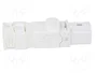 STEGO Conector macho 025 blanco