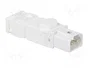 STEGO Conector macho 025 blanco