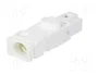 STEGO Conector macho 025 blanco
