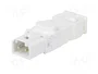 STEGO Conector macho 025 blanco