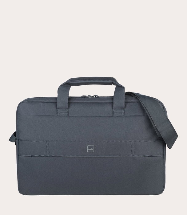 Tucano Maletín Star 40.6 cm (16") Azul para Portátil, Compatible con MacBook Pro 16" y Laptop 15.6", de Tela con Tirante, Compartimento para Tableta y Móvil