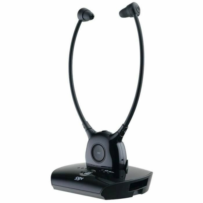 CGV Dolfin Onyx Auriculares inalámbricos para TV/HIFI CGV Dolfin Onyx Auriculares inalámbricos para TV/HIFI