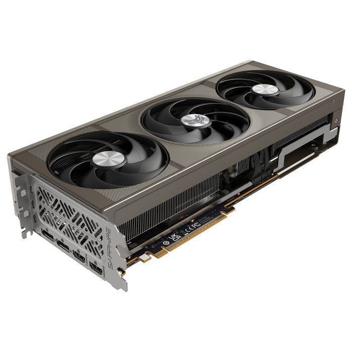 Sapphire RX 9070 16GB Nitro+ Radeon OC GDDR6 Tarjeta Gráfica con 3 Ventiladores