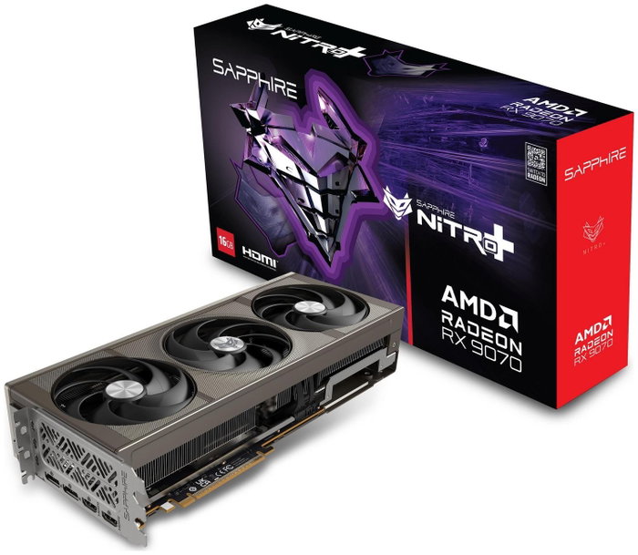 Sapphire NITRO+ Radeon RX 9070 16GB GDDR6 OC Sapphire NITRO+ Radeon RX 9070 16GB GDDR6 OC