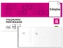 Liderpapel TL09 Talonario Mostrador 50x110 mm Blanco con Matriz 100 Hojas