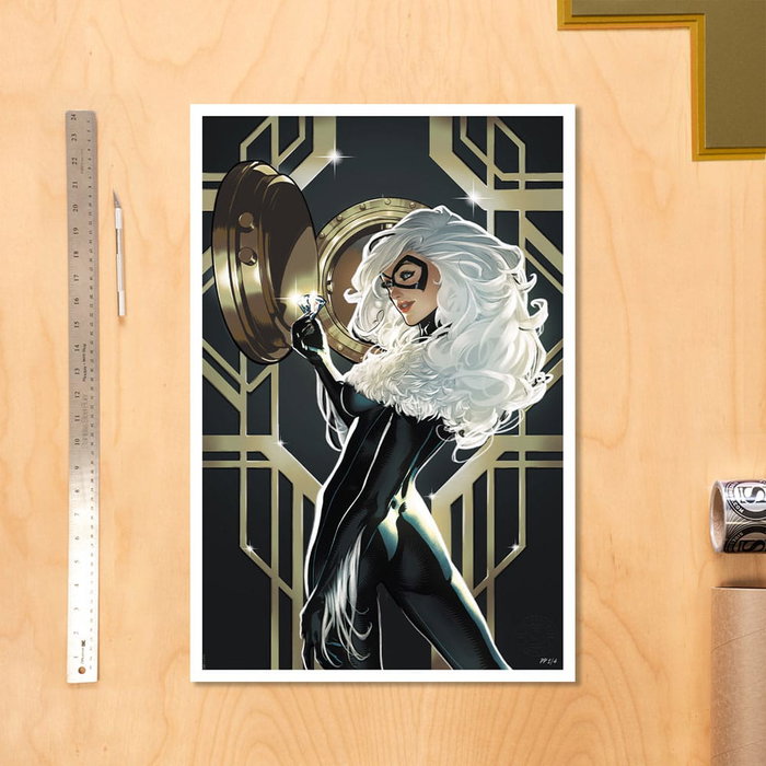 The Amazing Spider-Man Litografia Cosmic Black Cat 61 x 41 cm - sin marco The Amazing Spider-Man Litografia Cosmic Black Cat 61 x 41 cm - sin marco