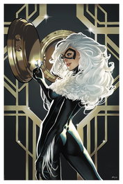 The Amazing Spider-Man Litografia Cosmic Black Cat 61 x 41 cm - sin marco