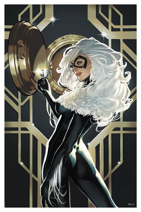 The Amazing Spider-Man Litografia Cosmic Black Cat 61 x 41 cm - sin marco The Amazing Spider-Man Litografia Cosmic Black Cat 61 x 41 cm - sin marco