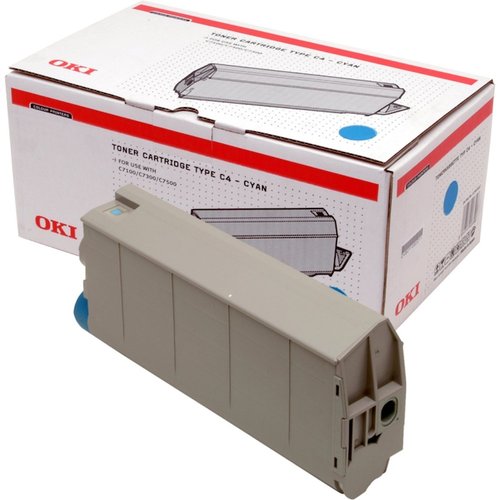 Oki Tóner Láser Cian 41963007 para C7100/C7300/C7350/C7500 Oki Tóner Láser Cian 41963007 para C7100/C7300/C7350/C7500