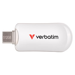 Verbatim Plectra White 512 GB USB-C Flash Drive 30231