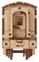 Ugears Harry Potter Maqueta de madera Expreso de Hogwarts