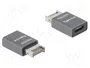 DeLOCK 67234 Adaptador USB Type-E a USB Type-C 10 Gbps Gris