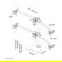 Neomounts FPMA-D700DD6 - Soporte de escritorio para 6 monitores o TV planos de 10" a 27" (69 cm), hasta 8 kg c/u, VESA 100x100/75x75 mm, negro