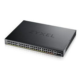Zyxel XGS2220-54HP Switch Gestionable L3 48 Puertos Gigabit PoE 2 Puertos 10G Plus 4 SFP+ Montaje en Rack