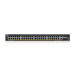 Zyxel Switch XGS2220-54HP - Switch de Rack Gestionado L3, 48 Puertos Gigabit PoE++ (600W), 2 Puertos 10G RJ-45, 4 Puertos SFP+, 10GbE