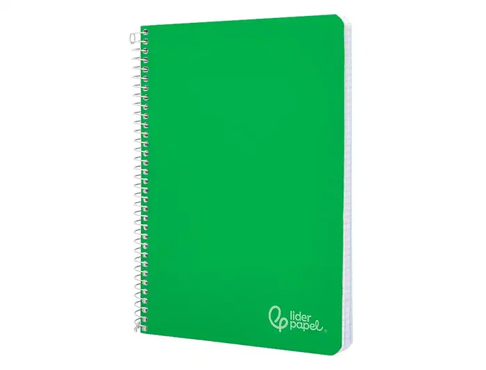 Liderpapel Cuaderno Espiral Witty A4 Tapa Dura Verde 80 Hojas