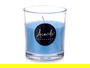 Acorde Vela Vaso 30 Horas Spa Azul Vidrio Cera 7x7x7 cm (Set de 12)