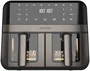 Aiwa Freidora por aire Futago AFR-9000 9L 2400W 8 programas Doble cesta y ventana Acero