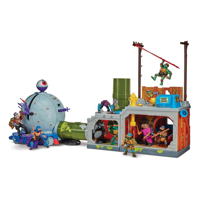 Playmates Las Tortugas Ninja Secret Sewer Lid Playset Mutant Module de 30 cm Playmates Las Tortugas Ninja Secret Sewer Lid Playset Mutant Module de 30 cm