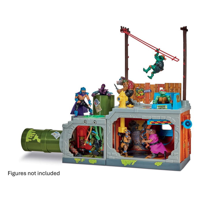 Playmates Las Tortugas Ninja Secret Sewer Lid Playset Mutant Module de 30 cm Playmates Las Tortugas Ninja Secret Sewer Lid Playset Mutant Module de 30 cm
