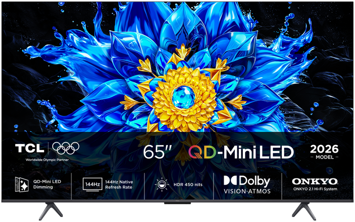 TCL 65P8L Televisor 65 pulg. 4K Ultra HD QD-Mini LED Smart TV Negro TCL 65P8L Televisor 65 pulg. 4K Ultra HD QD-Mini LED Smart TV Negro