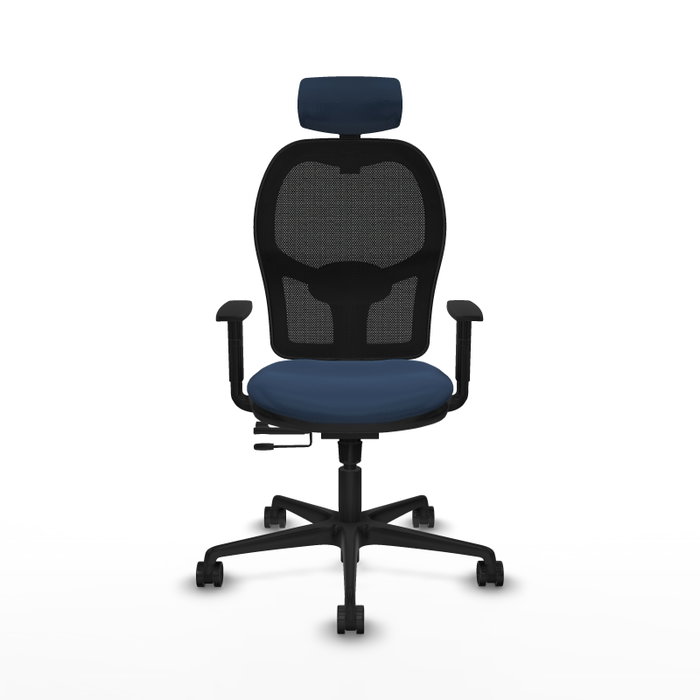 PIQUERAS Y CRESPO Silla de oficina Jorquera Azul marino y Negro PIQUERAS Y CRESPO Silla de oficina Jorquera Azul marino y Negro