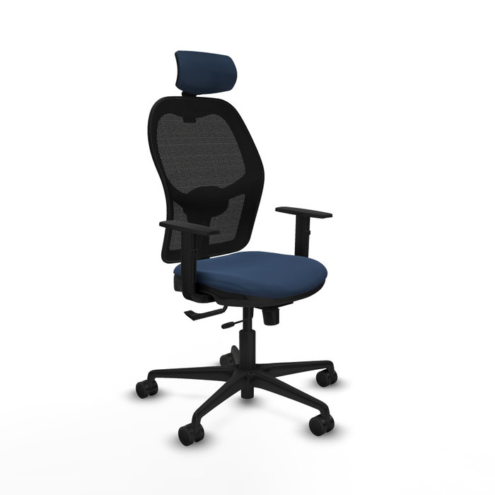 PIQUERAS Y CRESPO Silla de oficina Jorquera Azul marino y Negro PIQUERAS Y CRESPO Silla de oficina Jorquera Azul marino y Negro
