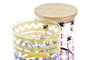DKD Home Decor Bote de Borosilicato y Bambú Africa Gres 1L