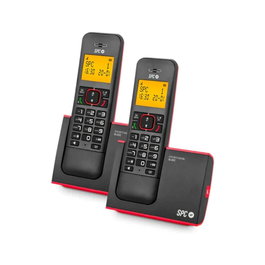 SPC Teléfono Fijo Inalámbrico DECT Blade con Manos Libres, Identificador de Llamadas y Pantalla Iluminada