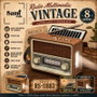 SAMI Radio Sami Vintage 8 bandas madera batería/solar multimedia