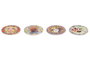 DKD Home Decor Posavasos Sicilia 2024 Multicolor con Acabado Dorado