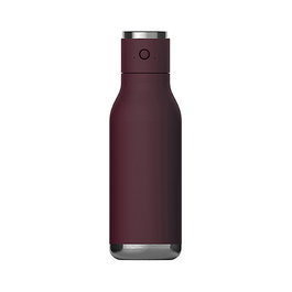 asobu Wireless Beat - Botella aislada de acero inoxidable con altavoz Bluetooth rojo