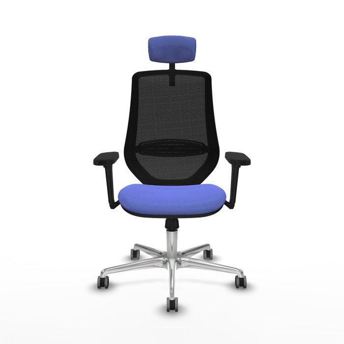 PIQUERAS Y CRESPO Silla de oficina Mardos con mecanismo Sincro, Azul claro y Negro PIQUERAS Y CRESPO Silla de oficina Mardos con mecanismo Sincro, Azul claro y Negro
