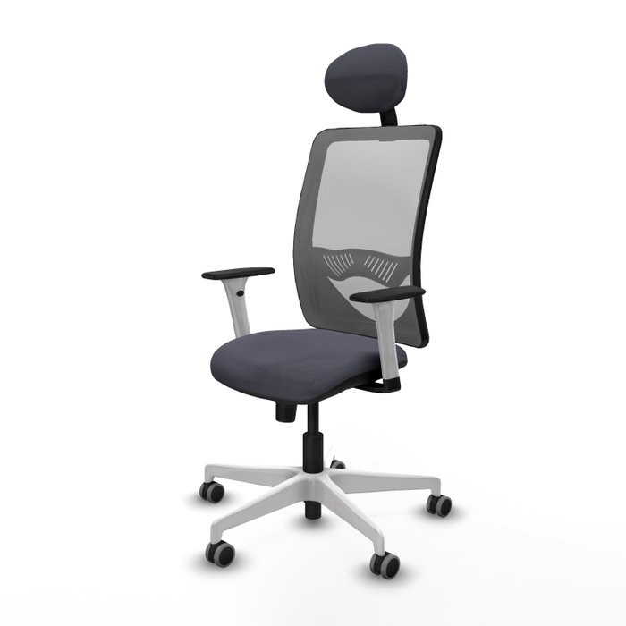 PIQUERAS Y CRESPO Silla de oficina Zulema con mecanismo Sincro, Gris PIQUERAS Y CRESPO Silla de oficina Zulema con mecanismo Sincro, Gris