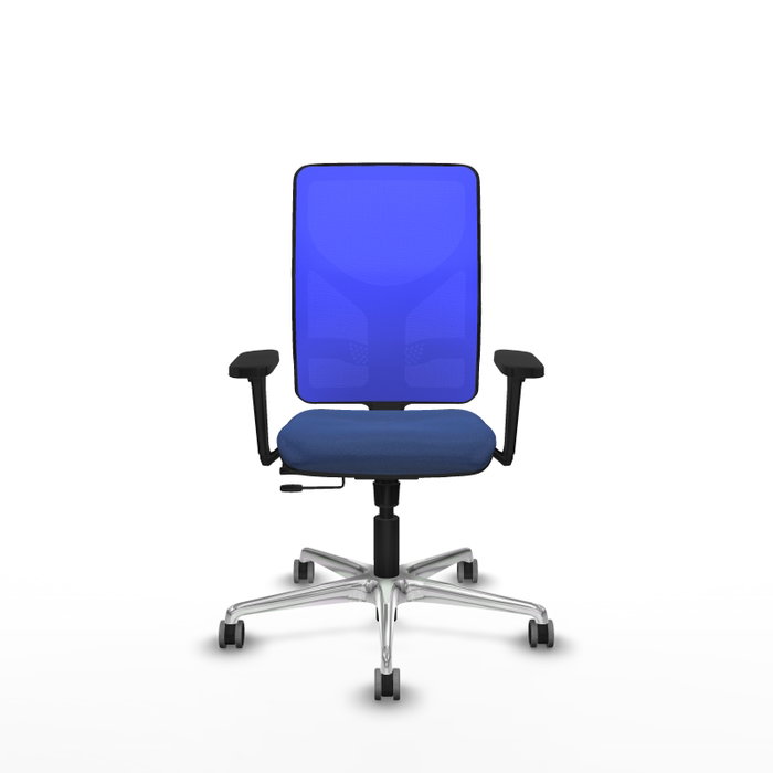 PIQUERAS Y CRESPO Silla de oficina Motilla Azul con mecanismo Sincro/Traslack y Brazos 3D PIQUERAS Y CRESPO Silla de oficina Motilla Azul con mecanismo Sincro/Traslack y Brazos 3D
