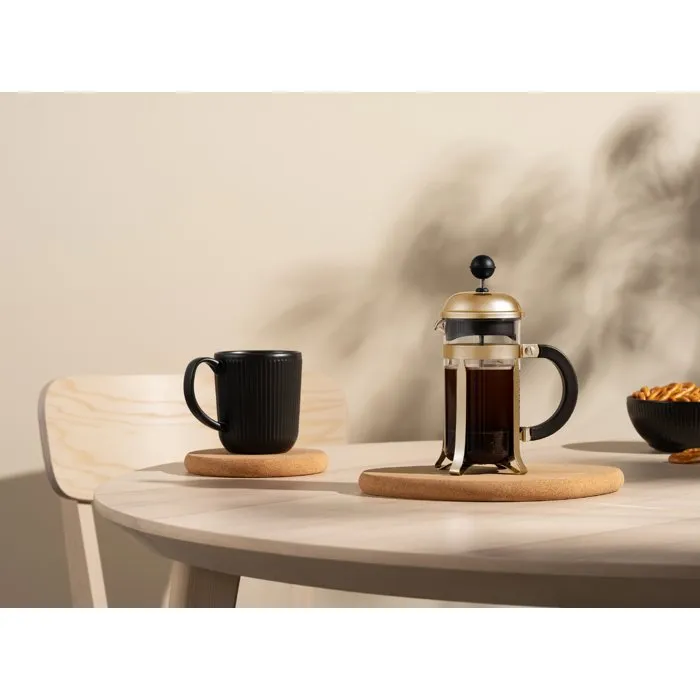 Bodum Chambord BOD0727015100098 - Cafetera de émbolo francesa, 0.35 L (3 tazas), acero inoxidable dorado Bodum Chambord BOD0727015100098 - Cafetera de émbolo francesa, 0.35 L (3 tazas), acero inoxidable dorado