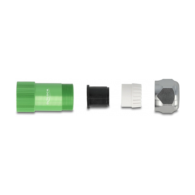 DeLOCK Sujetacables 6,4 mm IP67 de Aluminio