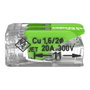 WAGO Wago 221-422 Terminal Block, 1000 piezas, Transparente