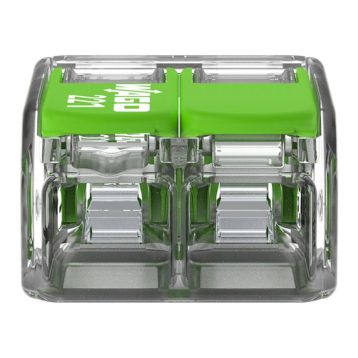 WAGO Wago 221-422 Terminal Block, 1000 piezas, Transparente WAGO Wago 221-422 Terminal Block, 1000 piezas, Transparente