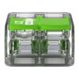 WAGO Wago 221-422 Terminal Block, 1000 piezas, Transparente