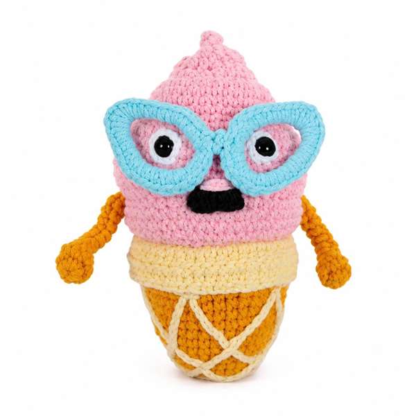 Good Idea Crea tu fresa o helado de crochet Good Idea Crea tu fresa o helado de crochet