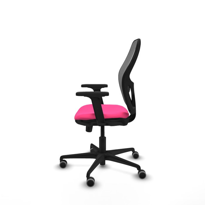 PIQUERAS Y CRESPO Silla de oficina Jorquera Rosa y Gris PIQUERAS Y CRESPO Silla de oficina Jorquera Rosa y Gris