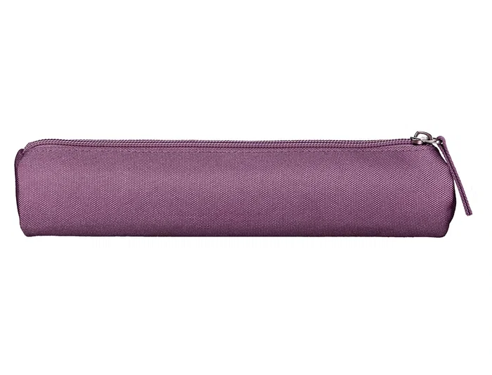 Liderpapel Estuche Portatodo Slim Cilíndrico Morado Empolvado 220x45mm