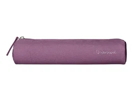 Liderpapel Estuche Portatodo Slim Cilíndrico Morado Empolvado 220x45mm